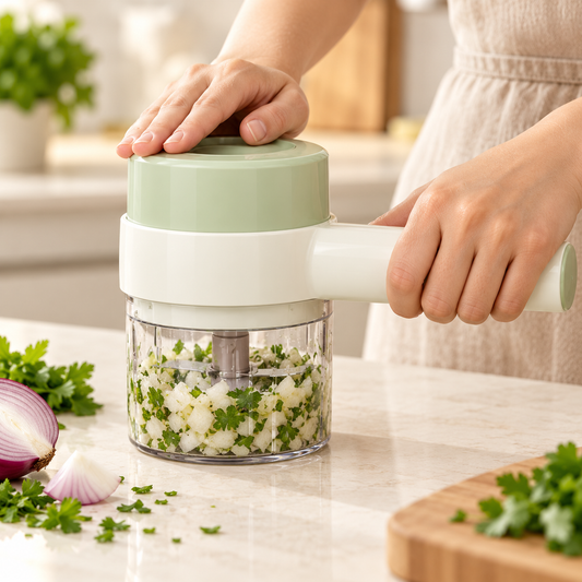 Kitchen Electric Vegetable Cutter Set Gatling Vegetable Slicer Home
