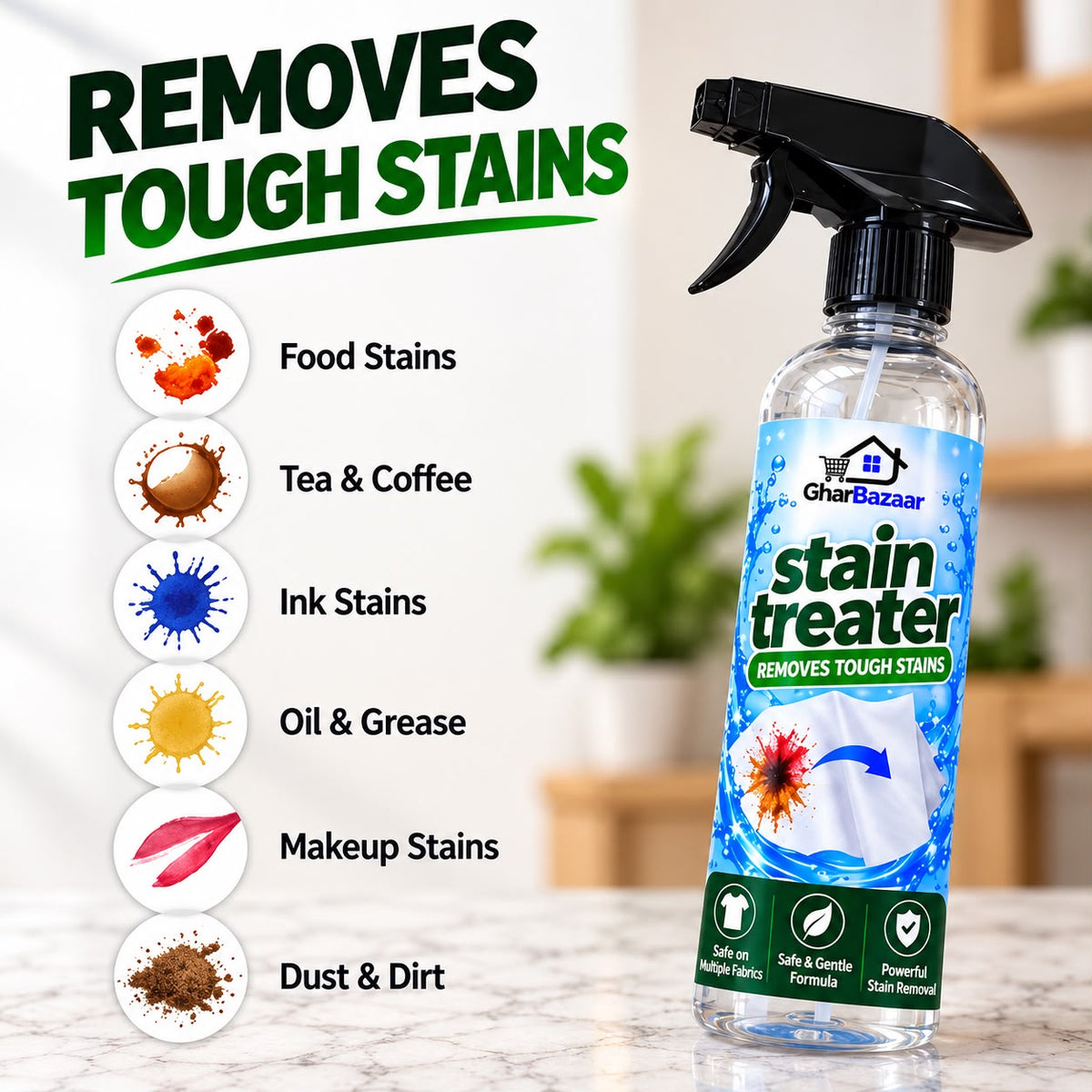 GharBazaar Stain Treater ā Tough Stains Ka Easy Solution! āØ