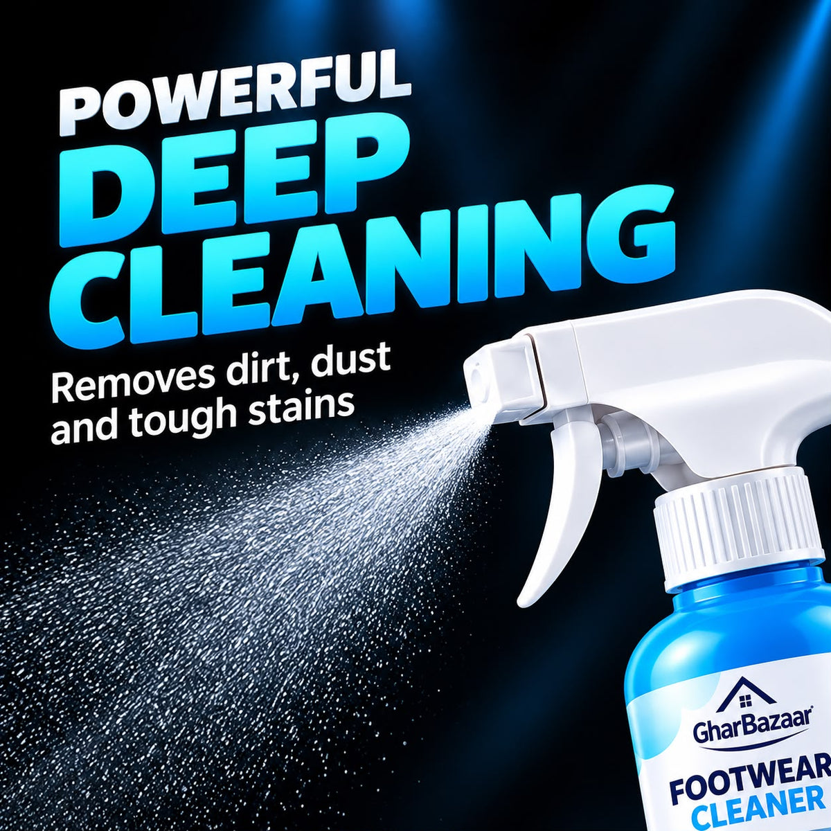GharBazaar Footwear Cleaner Spray โ Shoe Stain Remover (250ml)