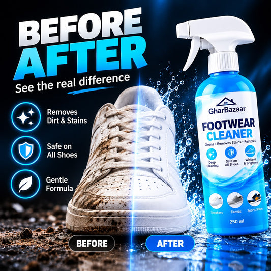 GharBazaar Footwear Cleaner Spray – Shoe Stain Remover (250ml)