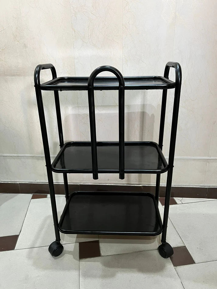 Trolley 3 Trey With Wheels Moving Trolley Side Table