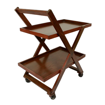 Premium Wooden Tea Trolley