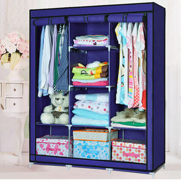 Folding Wardrobe King Size Wardrobe Almari 3 DOOR
