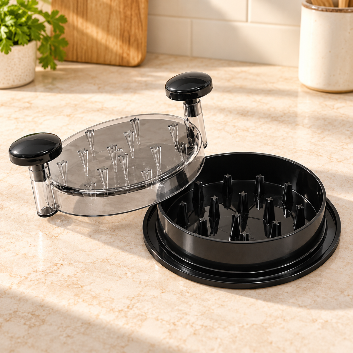 Large Chicken Breast Shredder Tool Visible Lid Meat Grinder