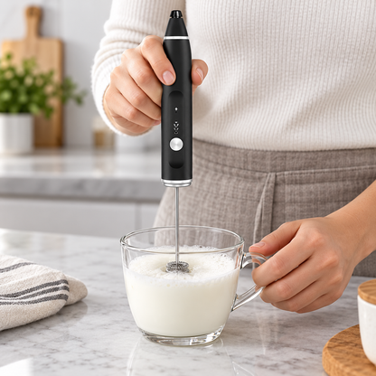 Milk Frothers USB Rechargeable Portable Blender Foamer