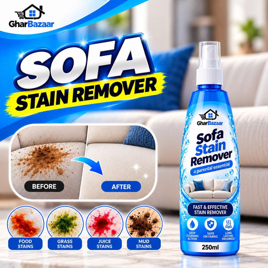GharBazaar Sofa Stain Remover Spray – 250ml | Fabric & Upholstery Cleaner