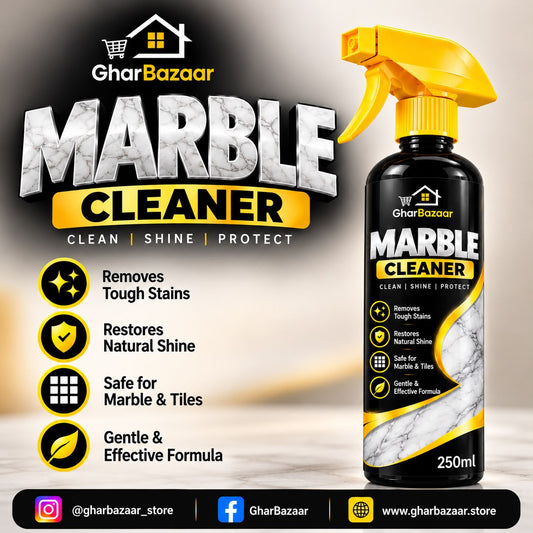 GharBazaar Marble Cleaner Spray – Clean, Shine & Protect (250ml)