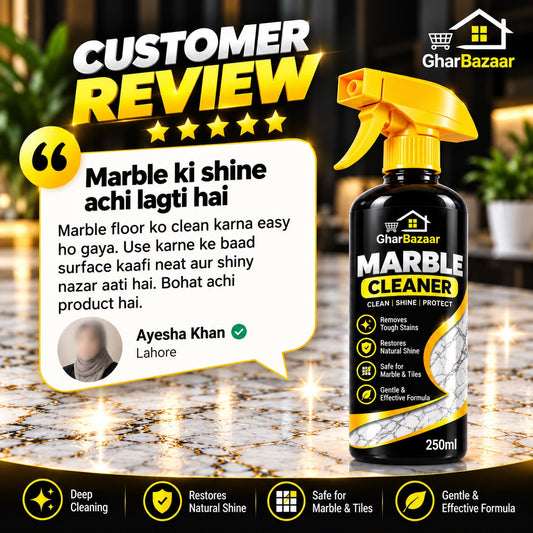 GharBazaar Marble Cleaner Spray – Clean, Shine & Protect (250ml)