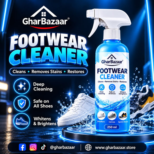 GharBazaar Footwear Cleaner Spray – Shoe Stain Remover (250ml)