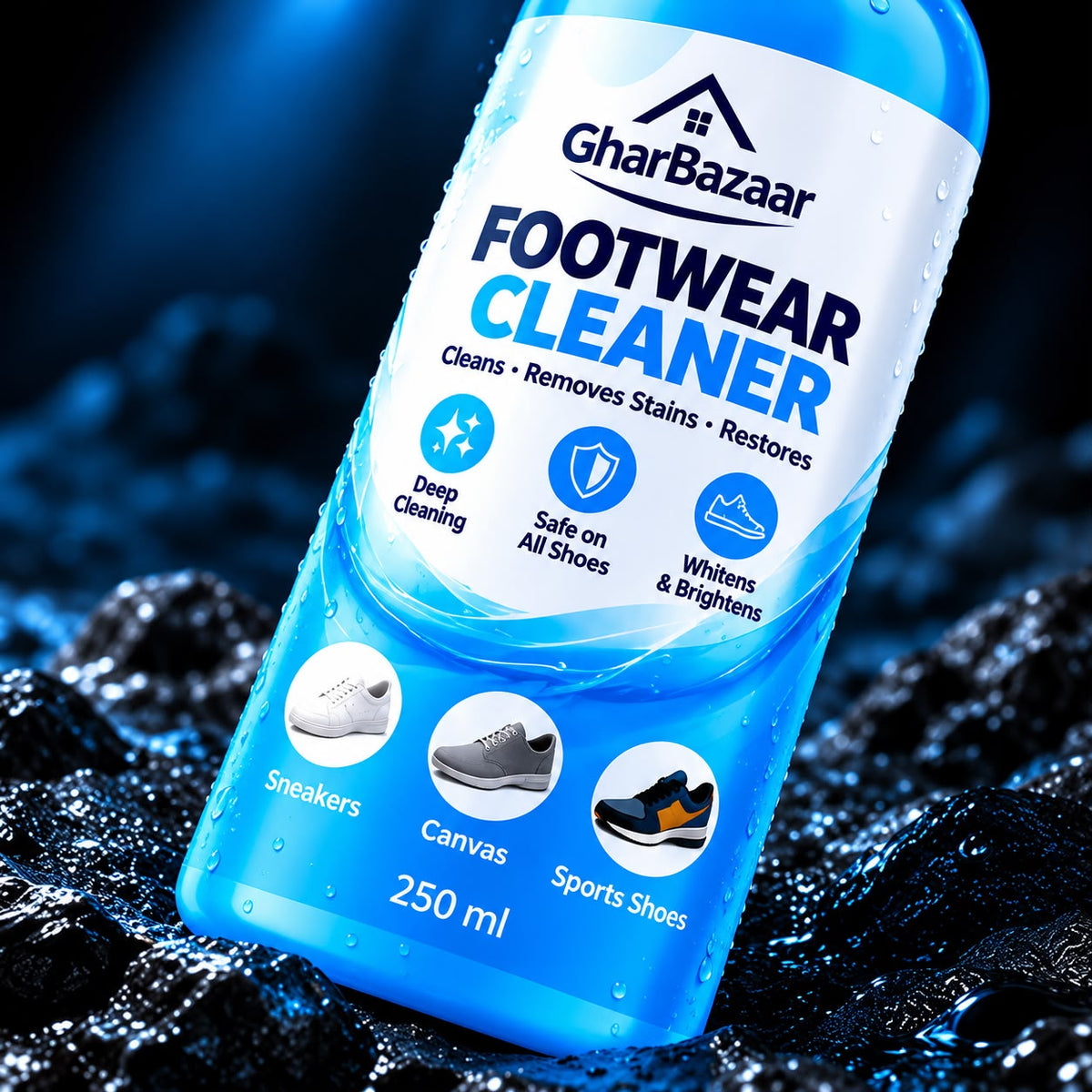 GharBazaar Footwear Cleaner Spray – Shoe Stain Remover (250ml)