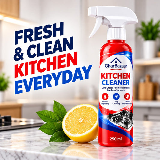 GharBazaar Kitchen Cleaner Spray – Grease & Stain Remover (250ml)