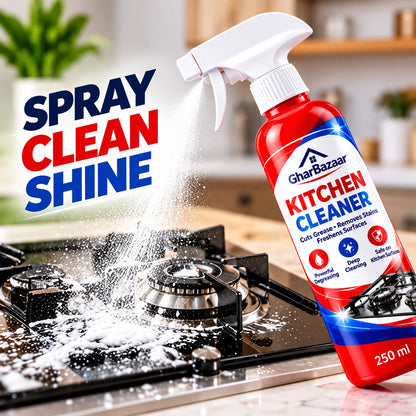 GharBazaar Kitchen Cleaner Spray – Grease & Stain Remover (250ml)