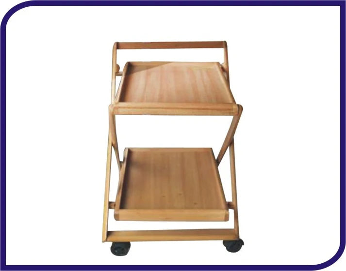 Premium Wooden Tea Trolley