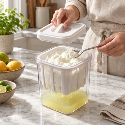 Greek Yogurt Strainer Fine Mesh Whey Separator Large Capacity